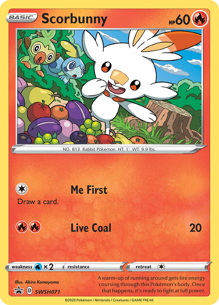 Scorbunny - SWSH071/307 - SWSH Black Star Promos SWSHP - Promo