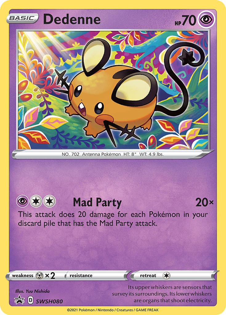 Dedenne - SWSH080/307 - SWSH Black Star Promos SWSHP - Promo