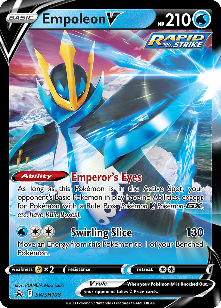 Empoleon V - SWSH108/307 - SWSH Black Star Promos SWSHP - Promo