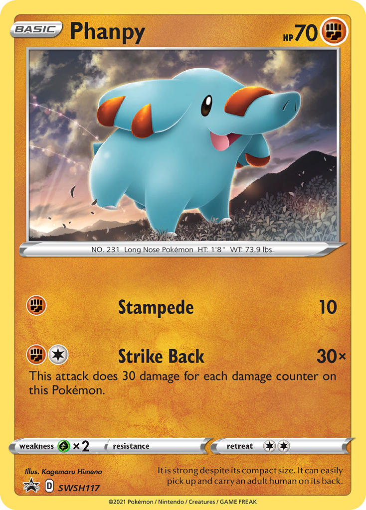Phanpy - SWSH117/307 - SWSH Black Star Promos SWSHP - Promo