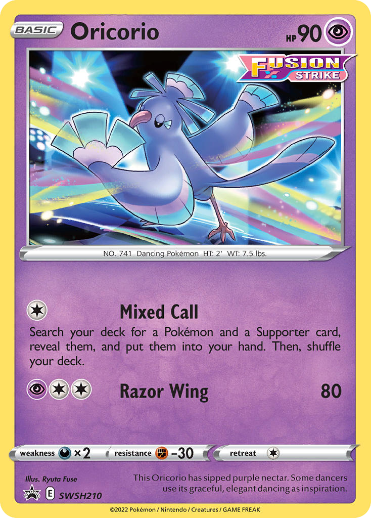 Oricorio - SWSH210/307 - SWSH Black Star Promos SWSHP - Promo