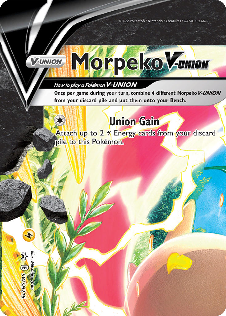 Morpeko V-UNION - SWSH215/307 - SWSH Black Star Promos SWSHP - Promo