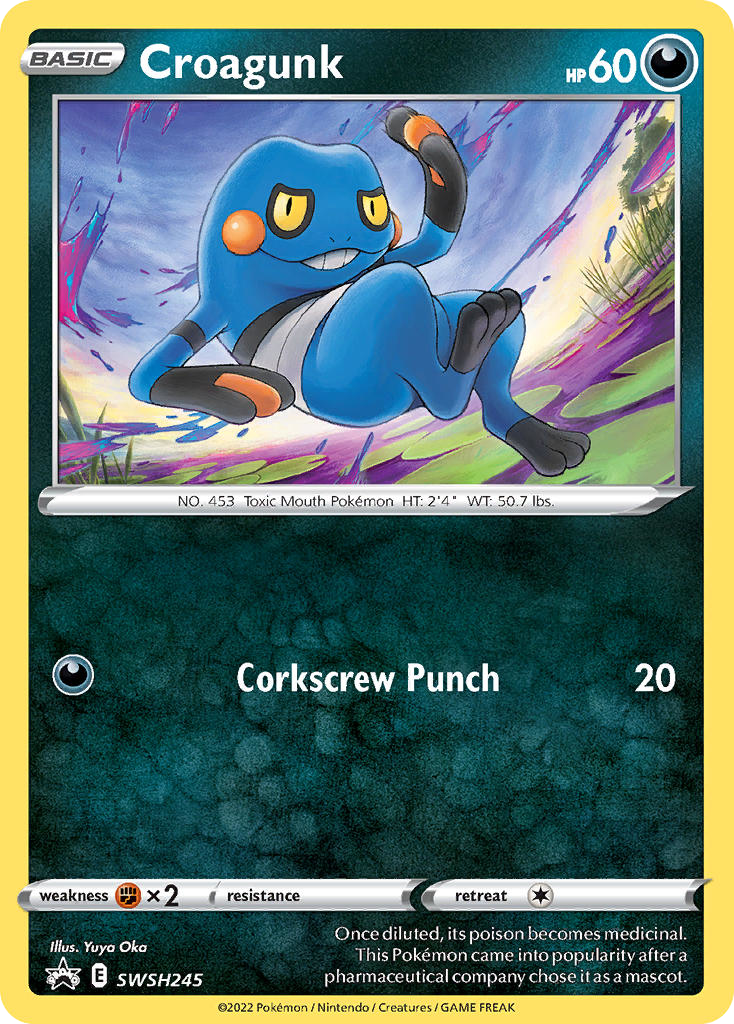 Croagunk - SWSH245/307 - SWSH Black Star Promos SWSHP - Promo