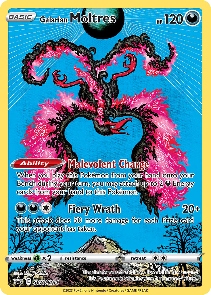Galarian Moltres - SWSH284/307 - SWSH Black Star Promos SWSHP - Promo