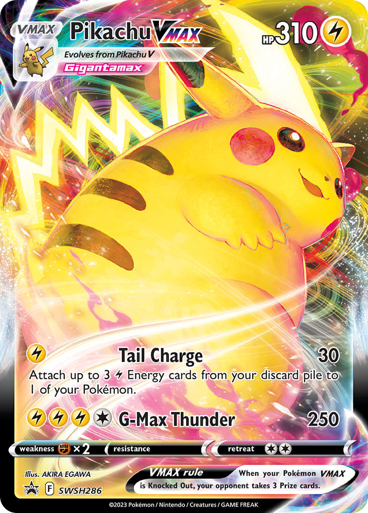 Pikachu VMAX - SWSH286/307 - SWSH Black Star Promos SWSHP - Promo
