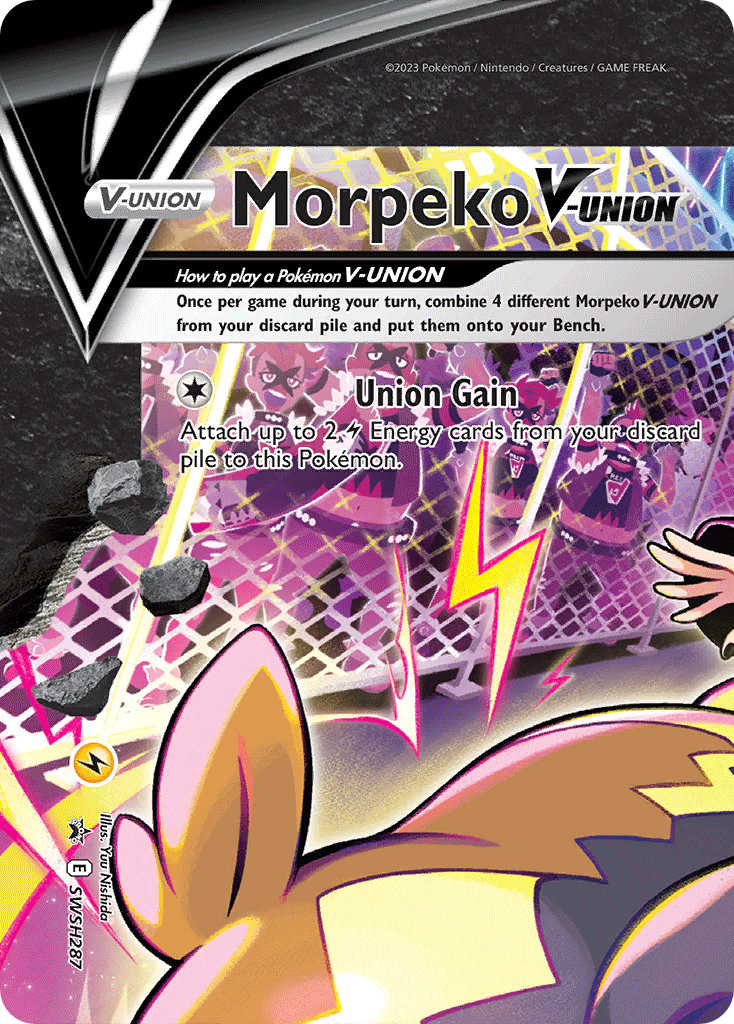 Morpeko V-UNION - SWSH287/307 - SWSH Black Star Promos SWSHP - Promo