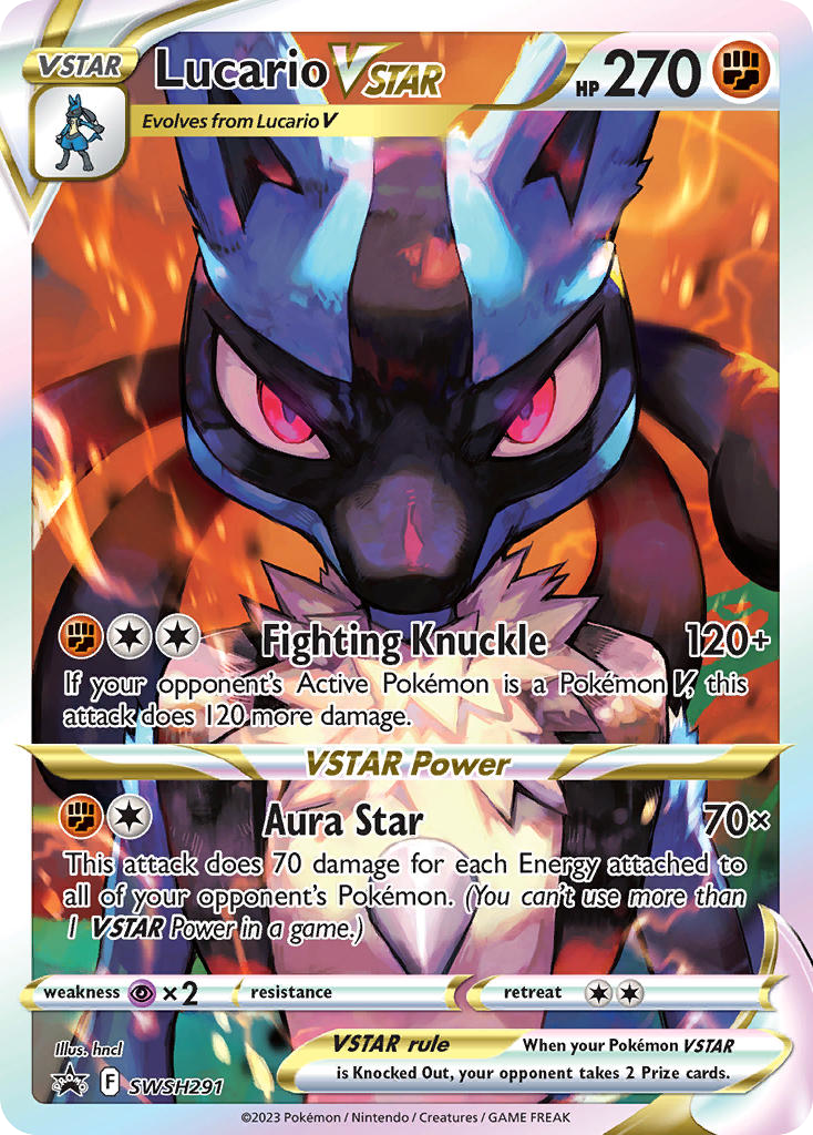 Lucario VSTAR - SWSH291/307 - SWSH Black Star Promos SWSHP - Promo
