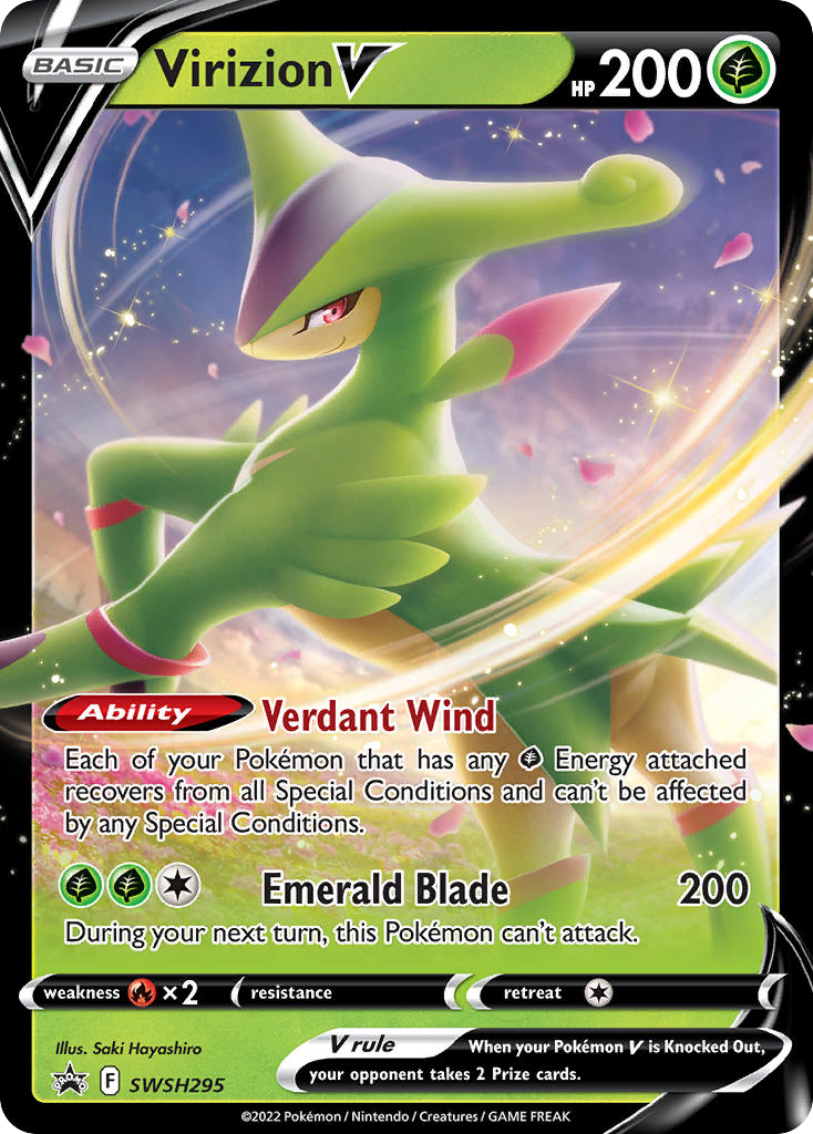 Virizion V - SWSH295/307 - SWSH Black Star Promos SWSHP - Promo