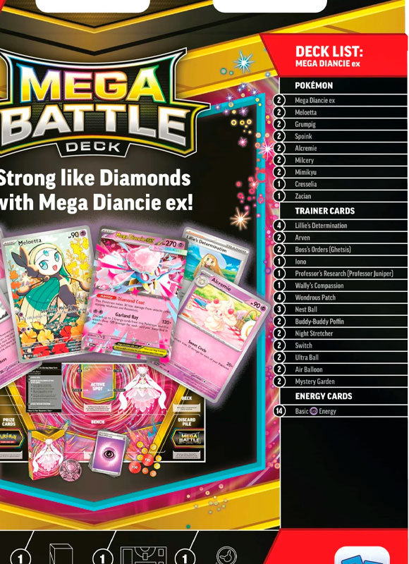 (RESERVA) Pokemon TCG - Mega Battle Deck - Mega Diance ex (INGLES)
