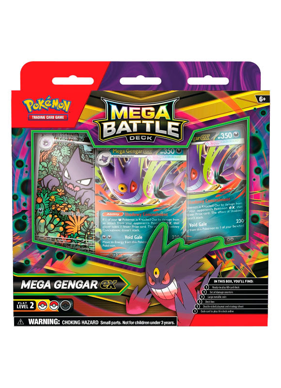 (RESERVA) Pokemon TCG - Mega Battle Deck - Mega Gengar ex (INGLES)