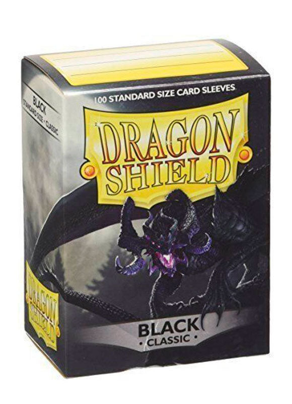 Protectores Dragon Shield Sleeves: Standard - Classic Negro (100 Fundas)