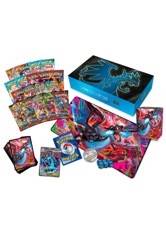 (RESERVA) Pokémon TCG – Mega Charizard X EX Ultra Premium Collection INGLES (Mega Evolutions)