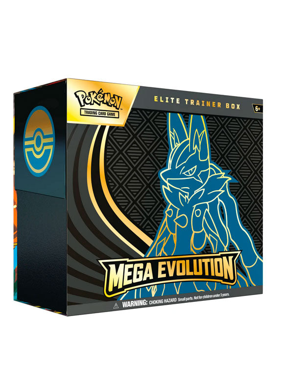 (RESERVA) Pokemon TCG: Mega Evolution Lucario - Elite Trainer Box INGLES (Scarlet & Violet)