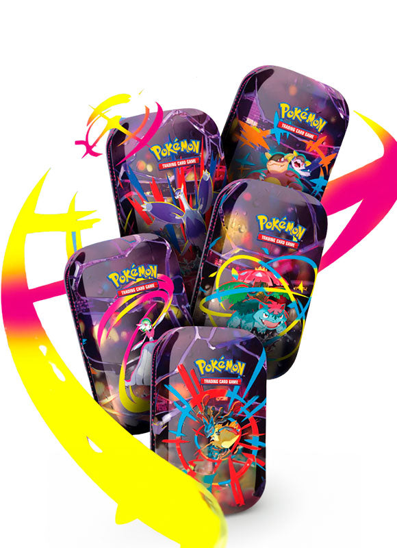(RESERVA) Pokémon TCG: Mini Tin Mega Evolutions INGLES (Scarlet & Violet)