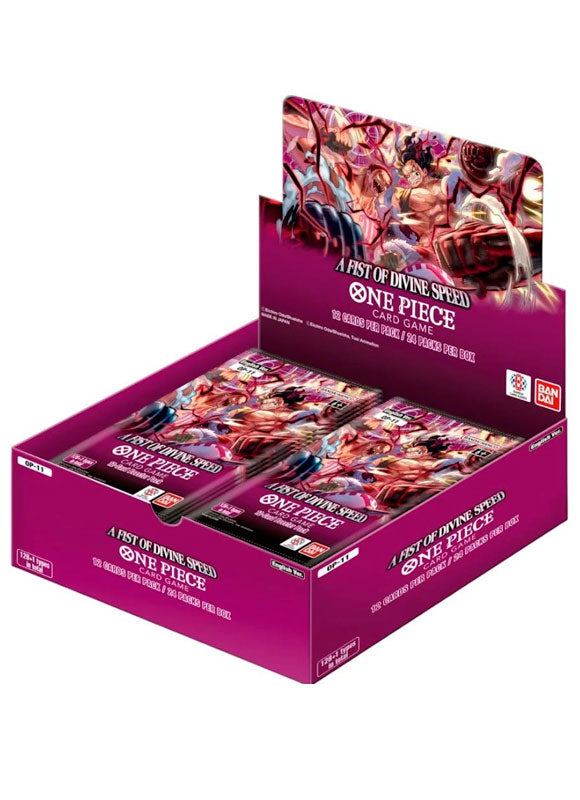 One Piece TCG: OP-11 Booster Box Sellado – A Fist of Divine Speed (INGLES)