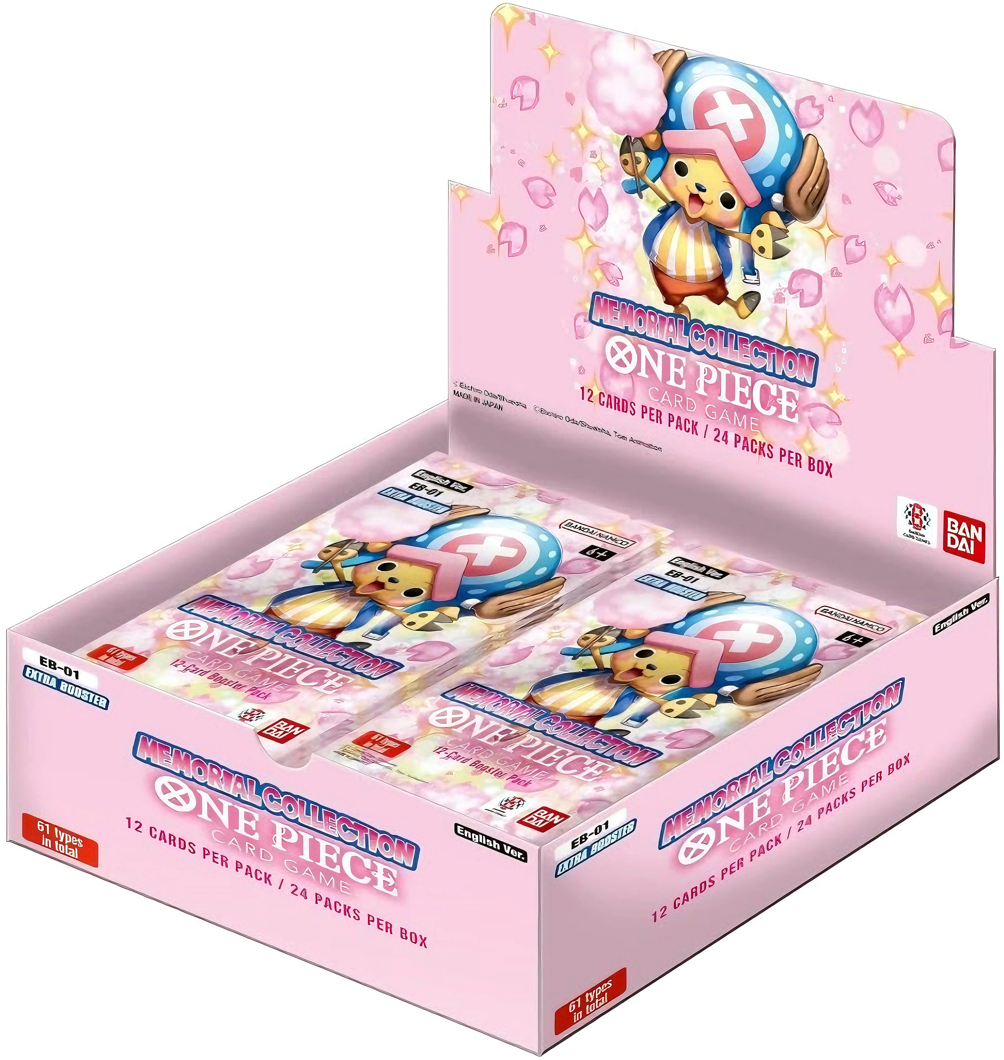 One Piece TCG: EB-01 Boosters Box Sellado -  Memorial Collection (INGLES) c