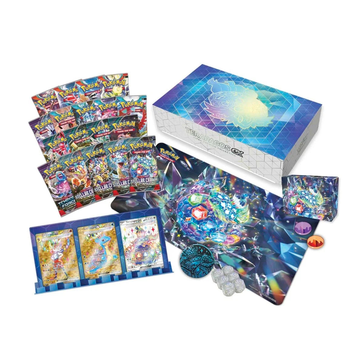 Pokemon TCG: Terapagos Ultra-Premium Collection INGLES (Scarlet & Violet)